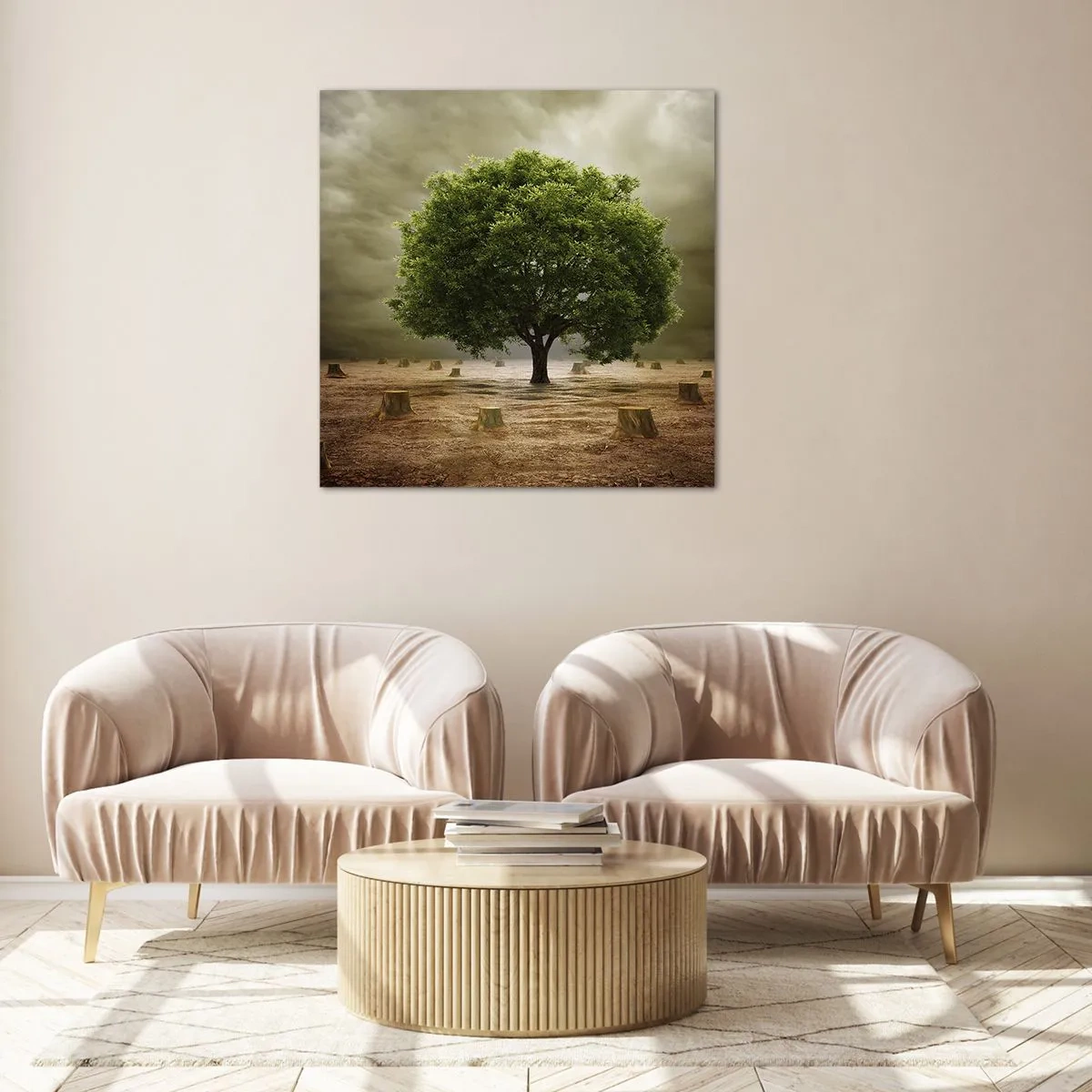 Quadro su vetro - Ogni speranza - 70x70 cm