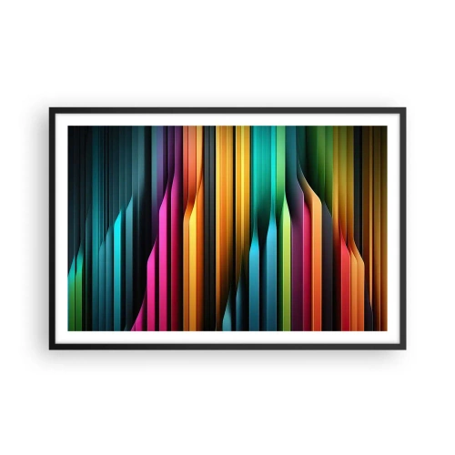 Poster in cornice nera - Organi di luce - 91x61 cm