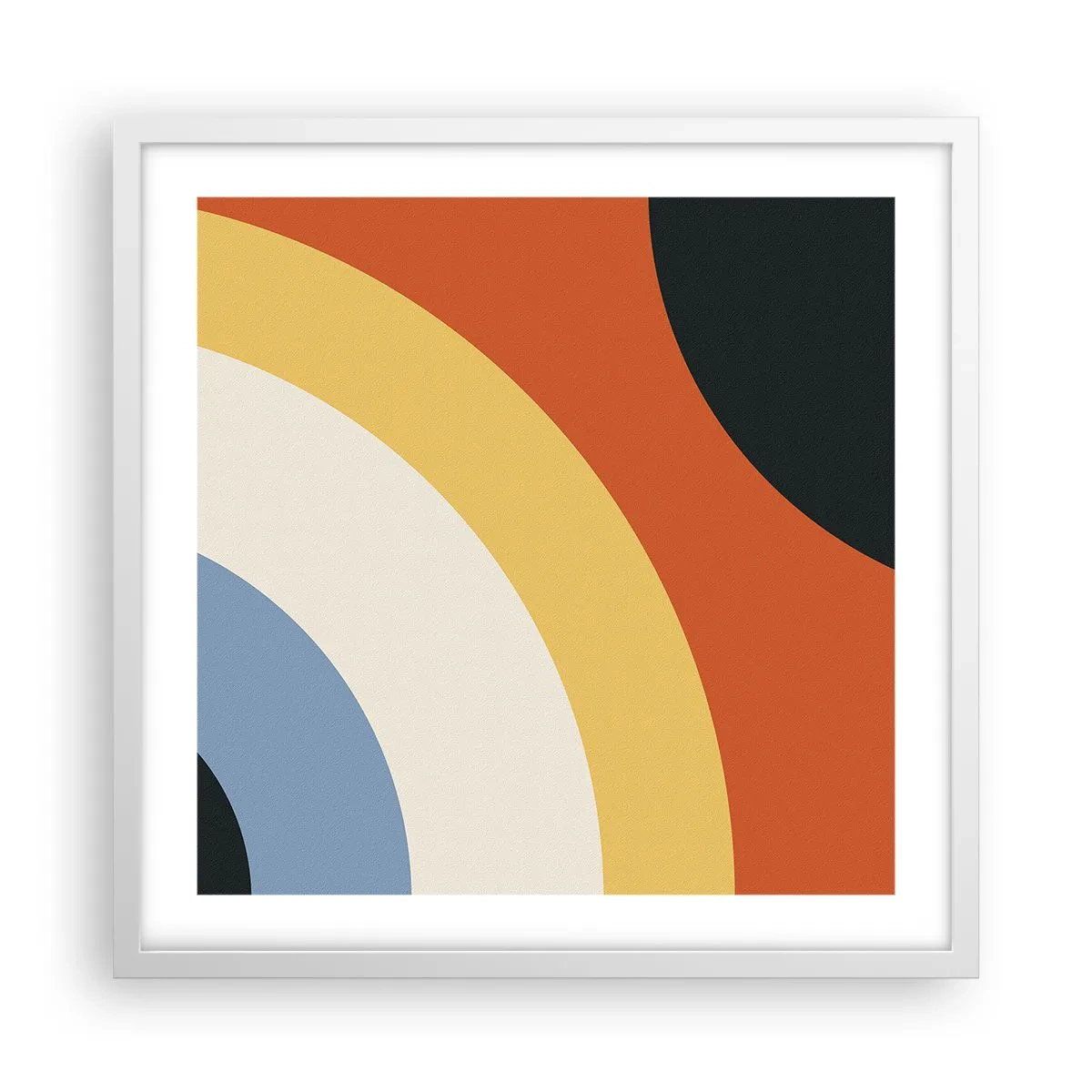 Poster in cornice bianca - Verso di se - 50x50 cm