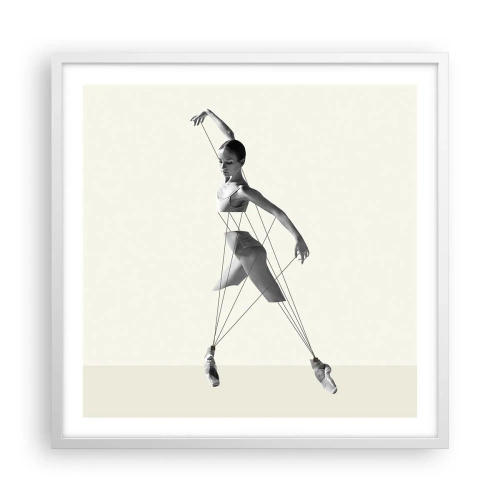 Poster in cornice bianca - Nel teatro del mondo - 60x60 cm