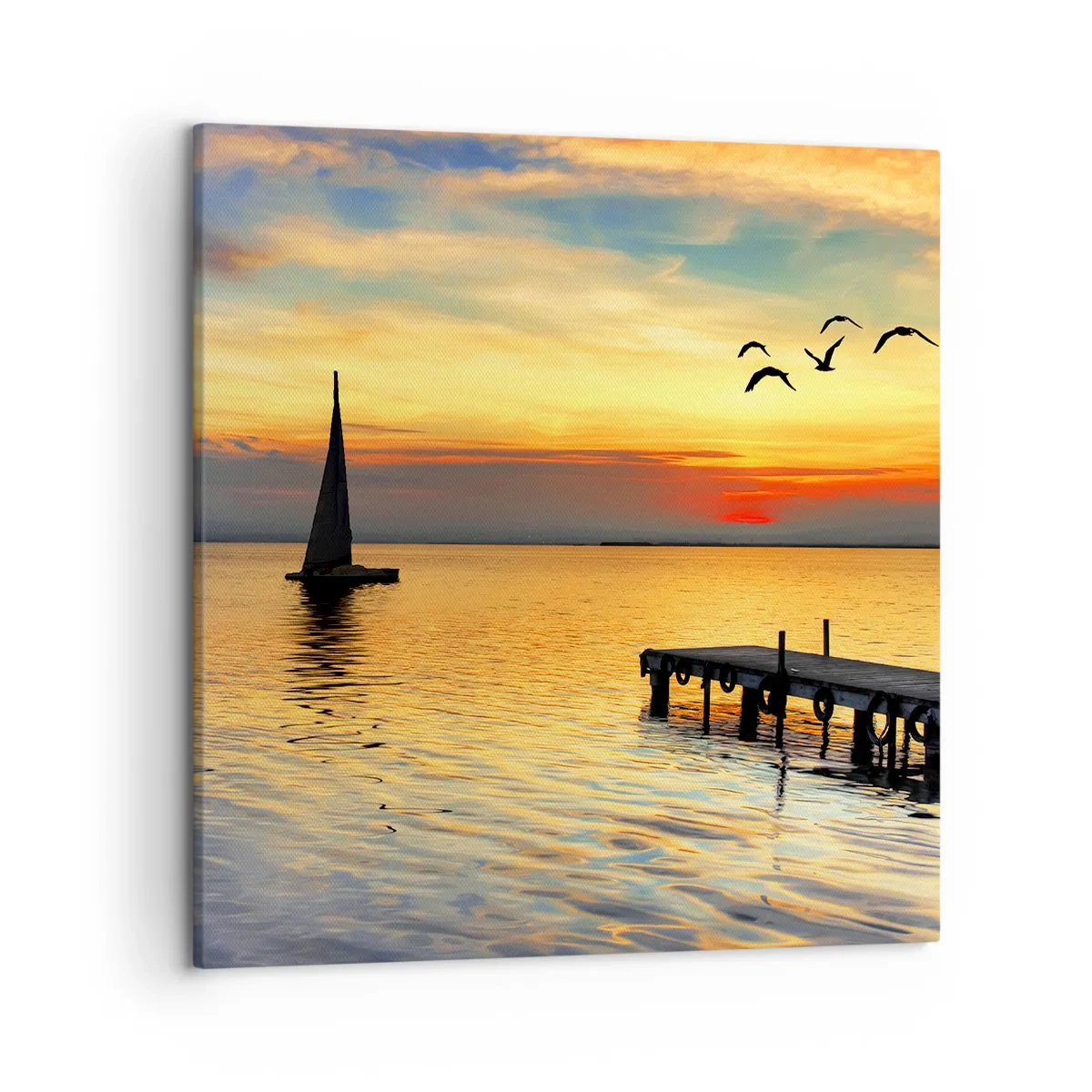 Quadro su tela - Stampe su Tela - Il ritorno alla sera - 50x50 cm