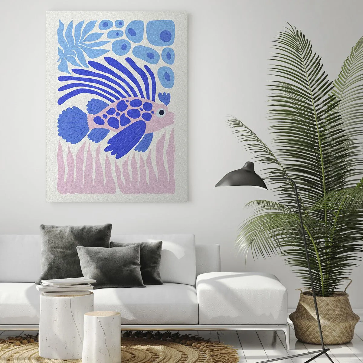 Quadro su vetro - Nel suo elemento - 70x100 cm