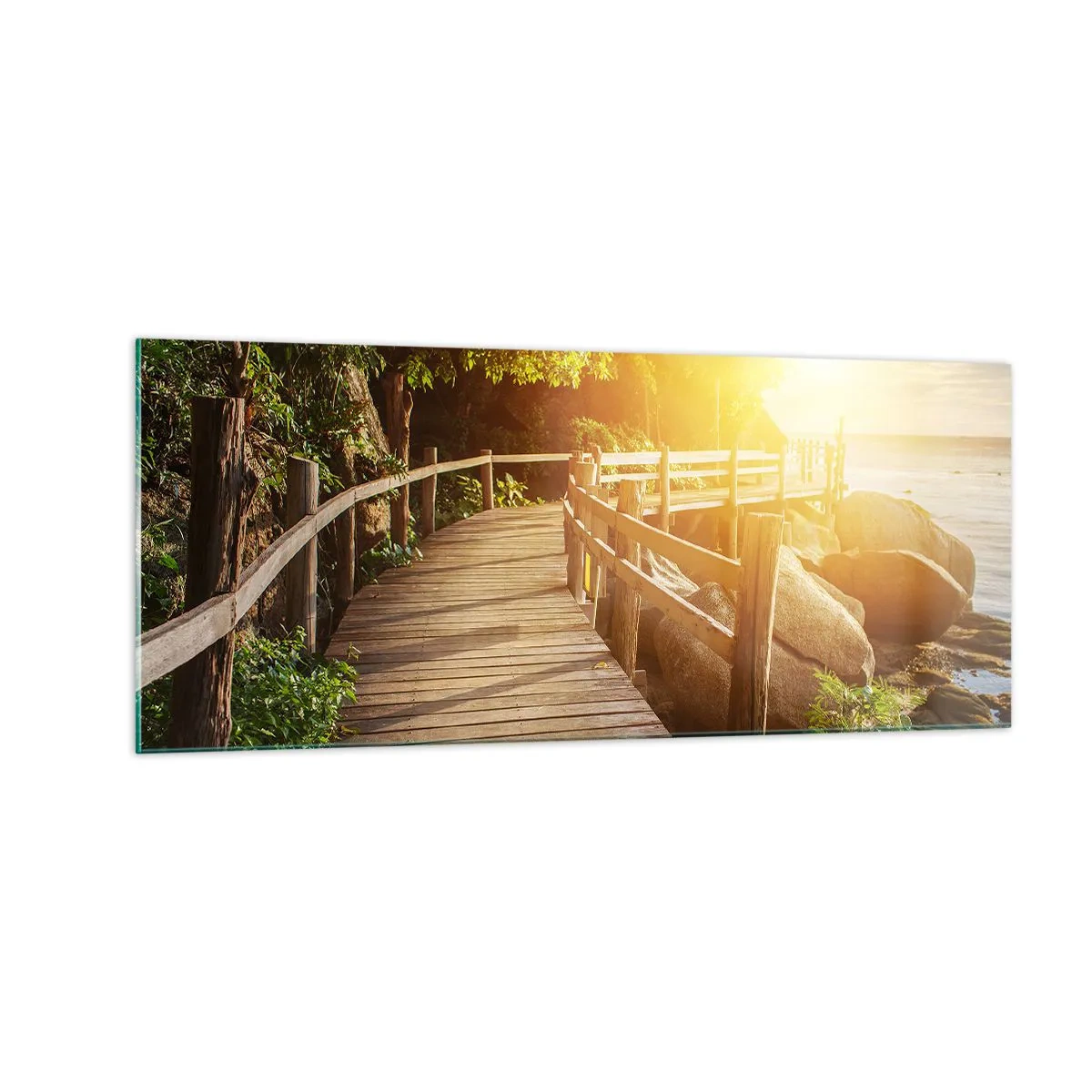 Quadro su vetro - Altra curva, altre meraviglie - 100x40 cm