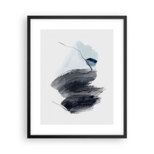 Poster in cornice nera - Intensità e movimento - 40x50 cm