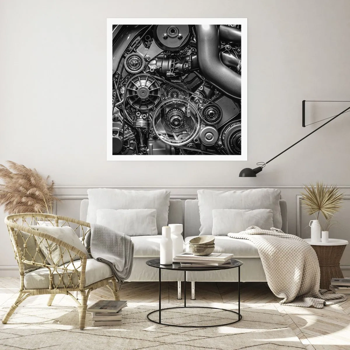 Poster - La poesia della meccanica - 30x30 cm