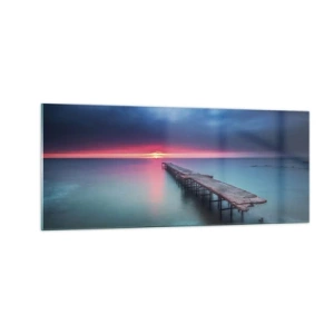 Quadro su vetro - Tra il cielo e la terra - 100x40 cm