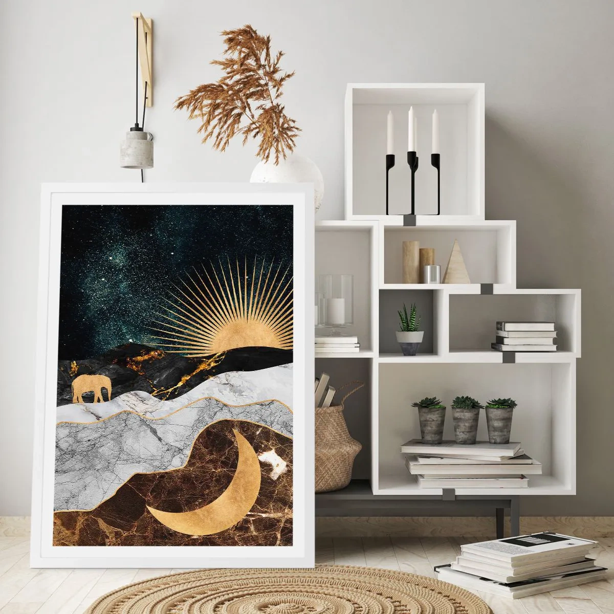 Poster in cornice bianca - Leggi eterne - 70x100 cm