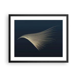 Poster in cornice nera - Come un capello d'angelo - 50x40 cm