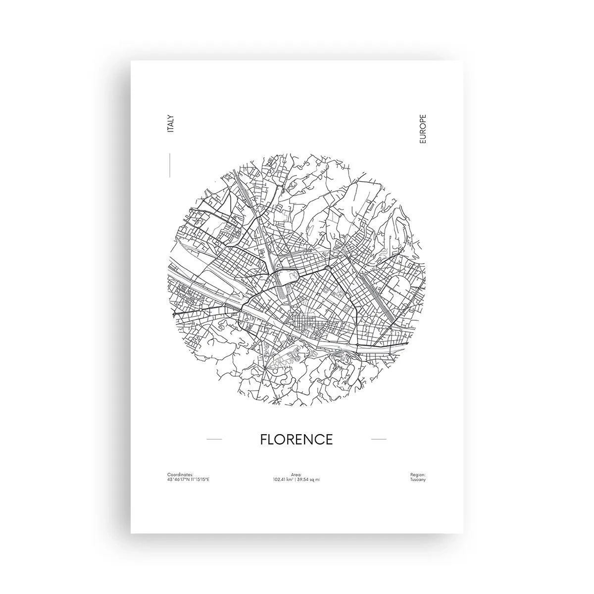 Poster - Anatomia di Firenze - 70x100 cm