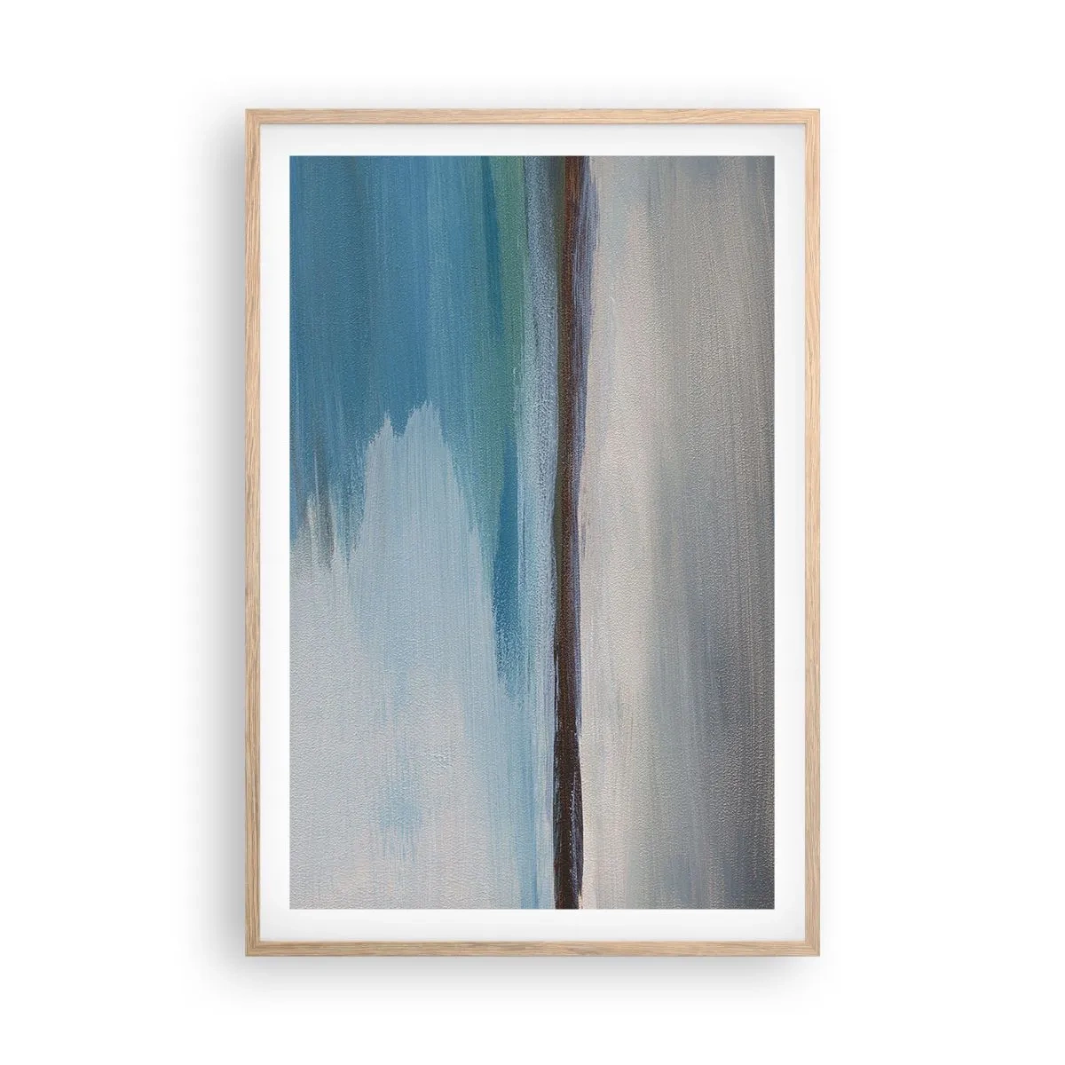 Poster in cornice rovere chiaro - Paesaggio orizzontale - 61x91 cm