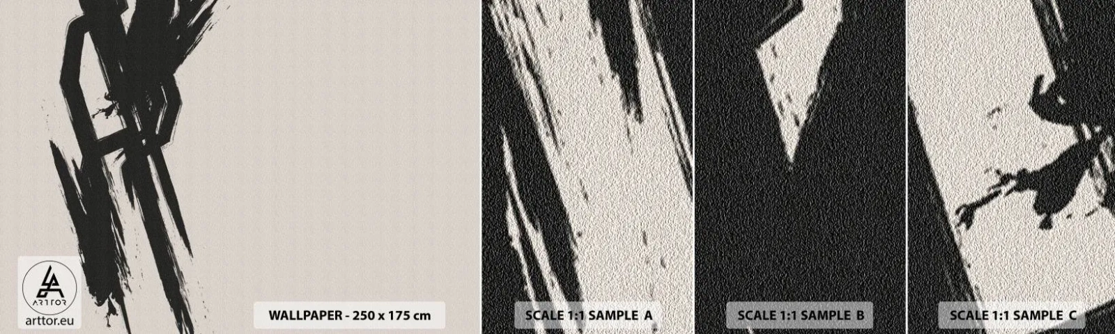 Campione Di Fotomurale Standard Eco - Corsa sfrenata - Minimalismo, Vuoto, Pezzo - 100x30 cm