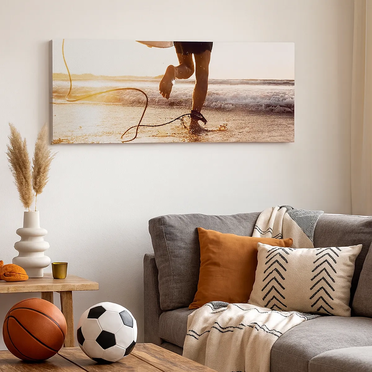 Quadro su tela - Stampe su Tela - L'incontro delle onde - 30x30 cm