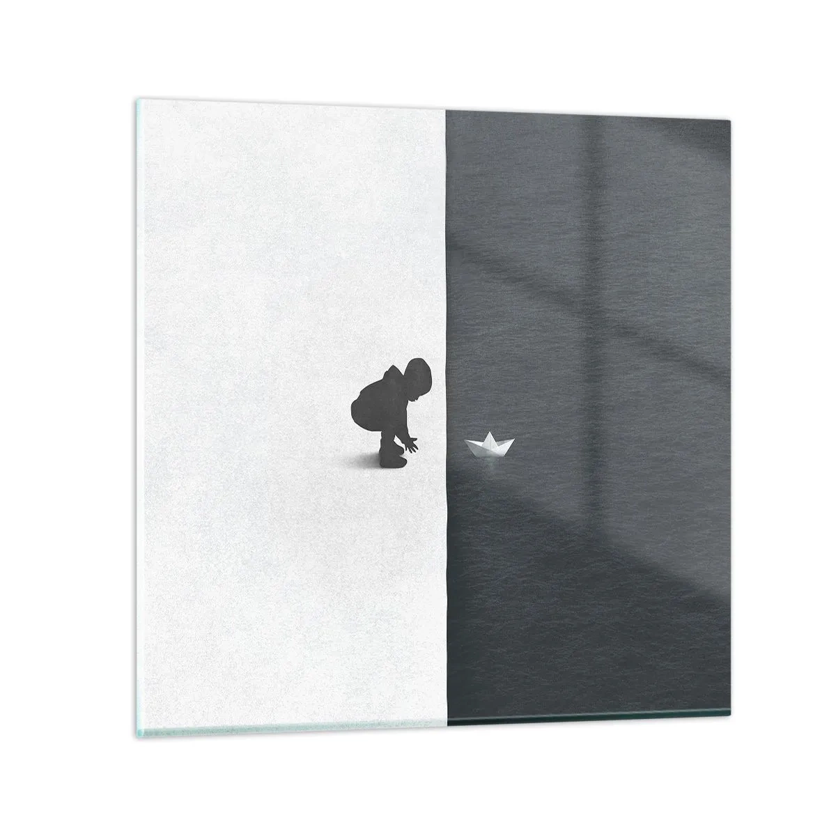 Quadro su vetro - La grande spedizione - 70x70 cm