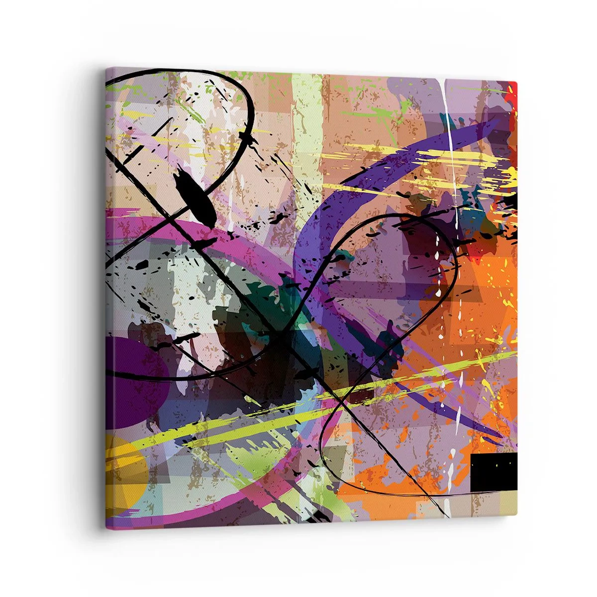 Quadro su tela - Stampe su Tela - Per la via diritta o tortuosa - 30x30 cm
