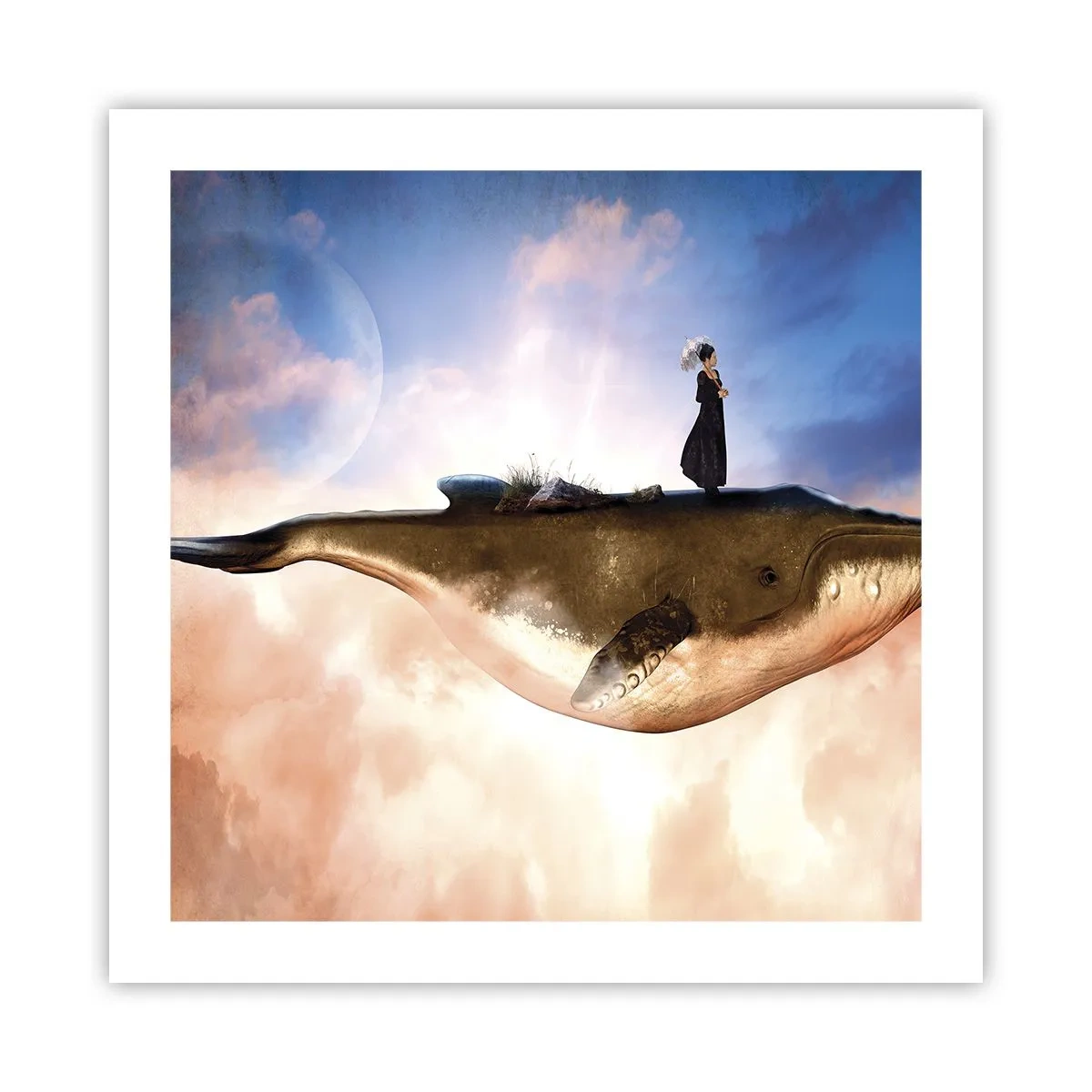 Poster - Viaggio surreale - 50x50 cm