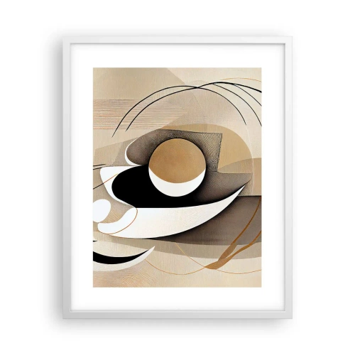 Poster in cornice bianca - Composizione: l'essenza delle cose - 40x50 cm