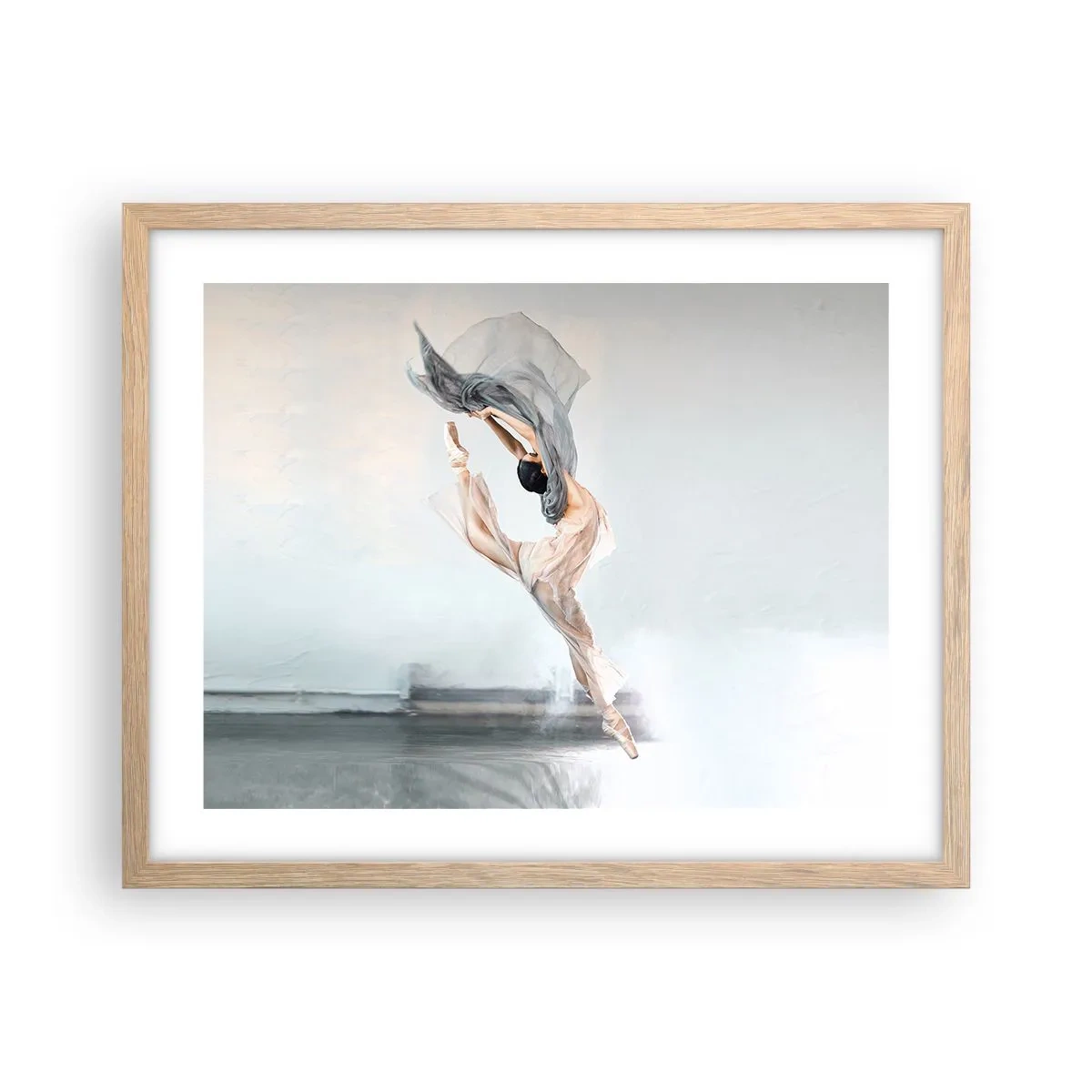 Poster in cornice rovere chiaro - Nell'estasi della danza - 50x40 cm