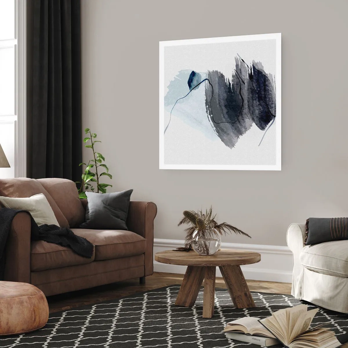 Poster - Intensità e movimento - 60x60 cm