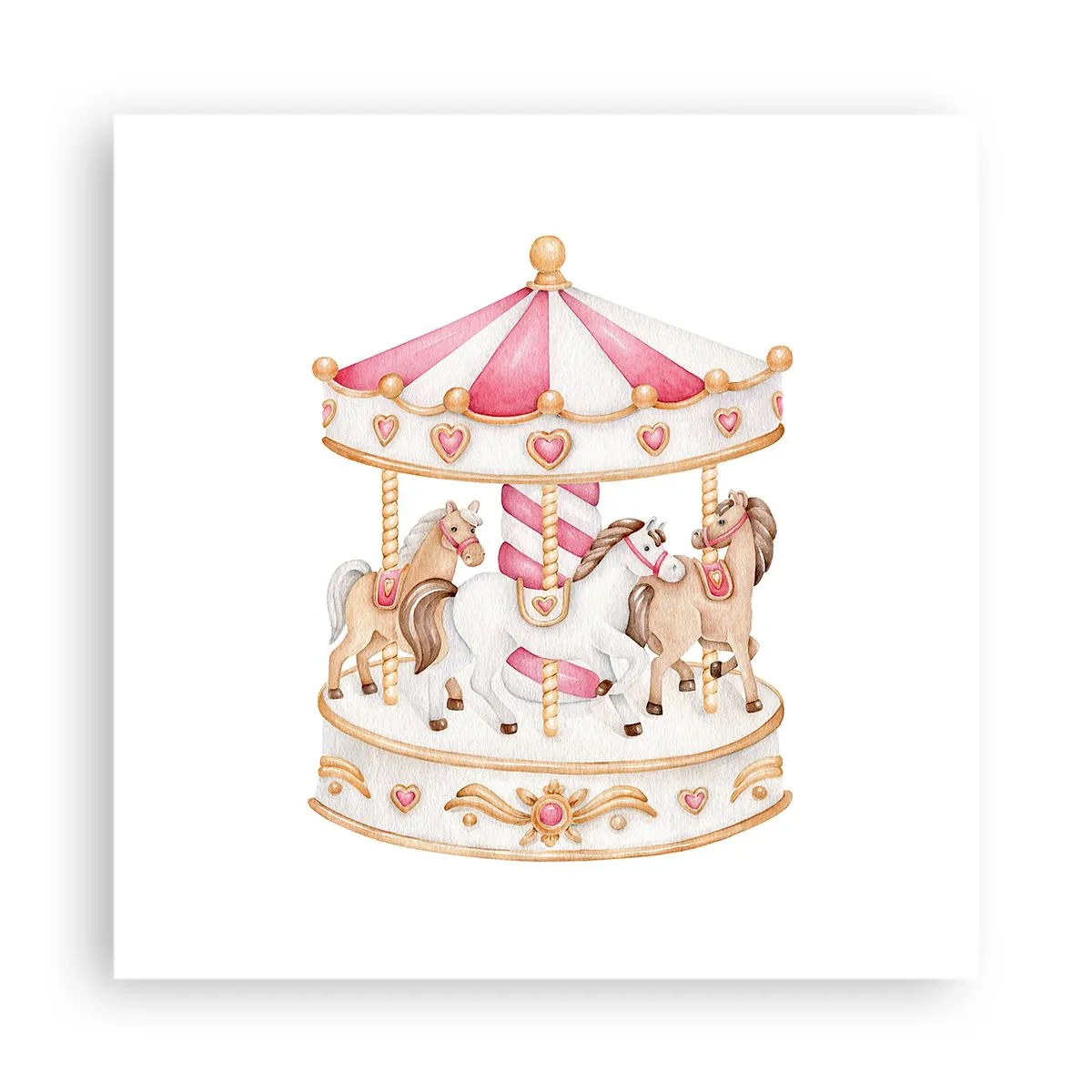 Poster - Il dolce mondo dell'infanzia - 40x40 cm