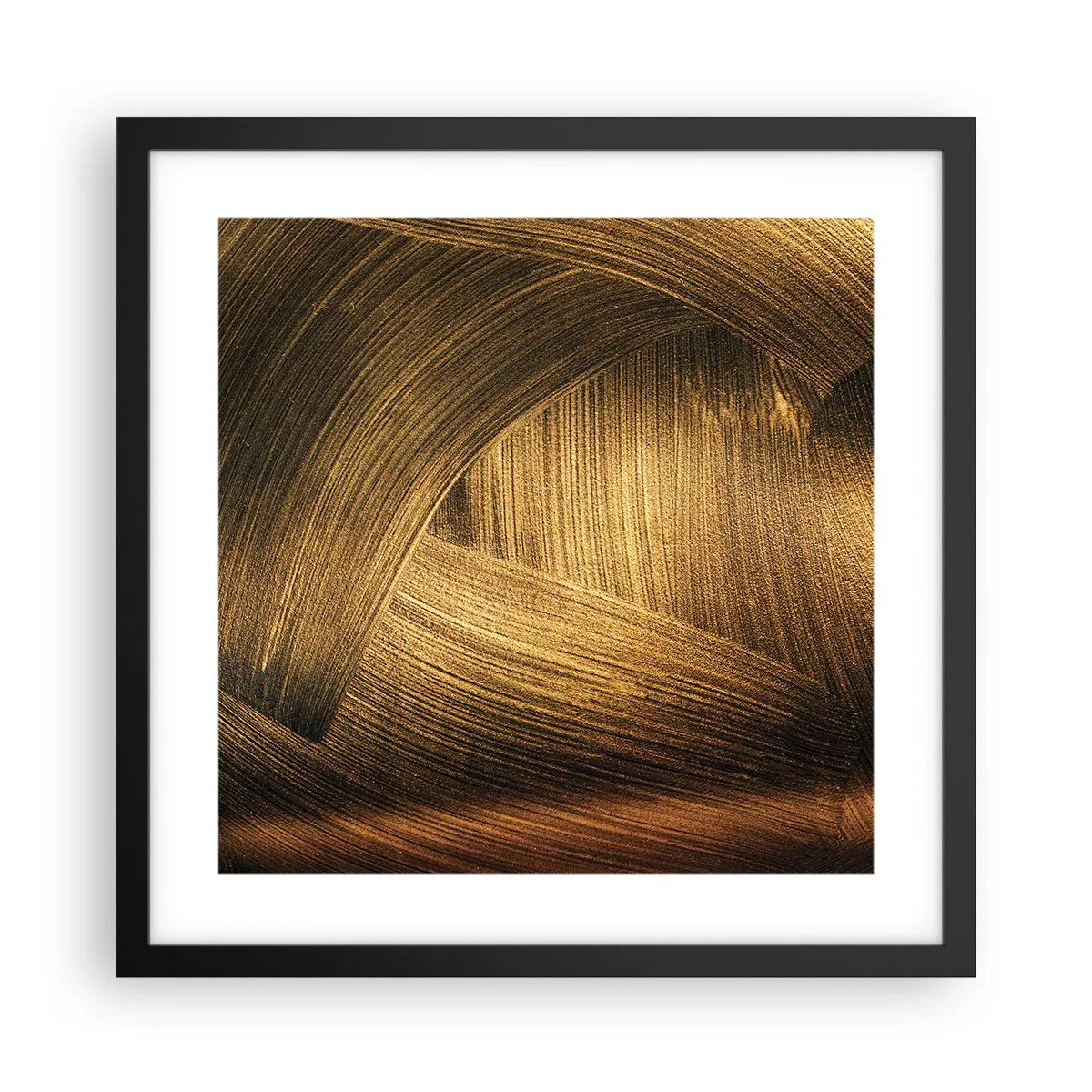 Poster in cornice nera - Nel labirinto d'oro - 40x40 cm