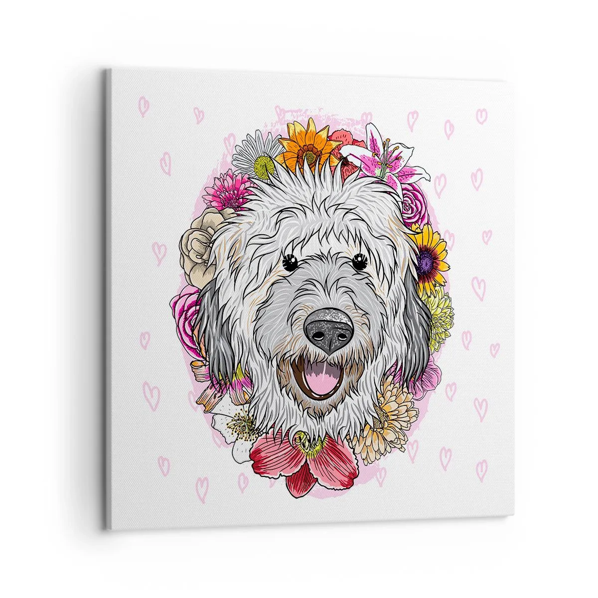 Quadro su tela - Stampe su Tela - Gioia di cucciolo - 50x50 cm