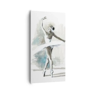 Quadro su tela - Stampe su Tela - Tramutata in un cigno - 65x120 cm