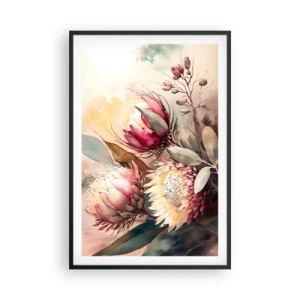 Poster in cornice nera - Di profilo e di fronte - 61x91 cm