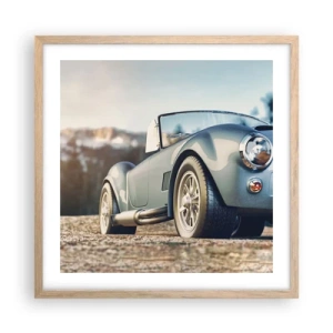 Poster in cornice rovere chiaro - Perché lo stile è importante - 50x50 cm