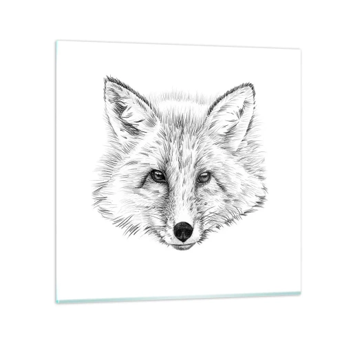 Quadro su vetro - Questi occhi possono mentire? - 30x30 cm