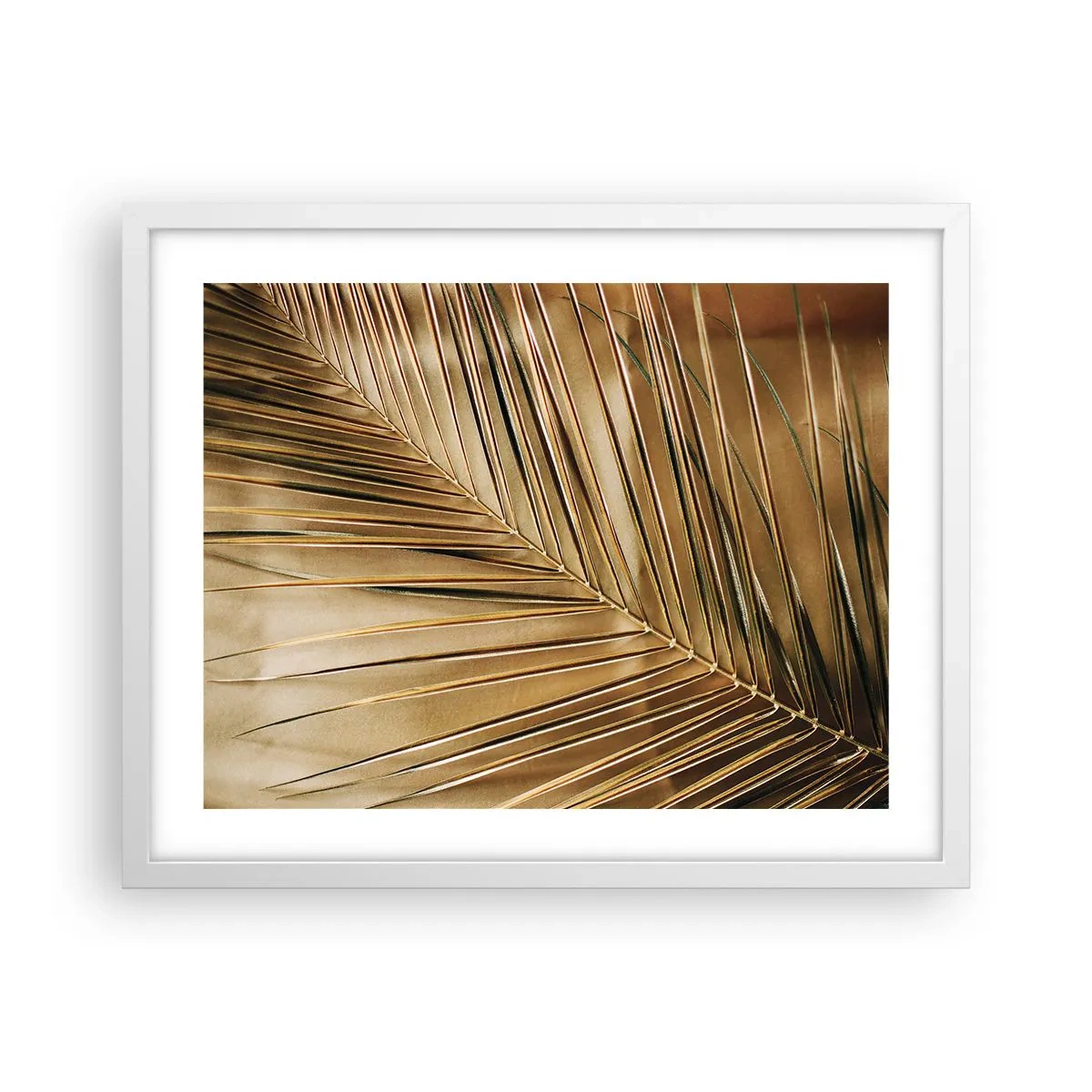 Poster in cornice bianca - Colonnato naturale - 50x40 cm
