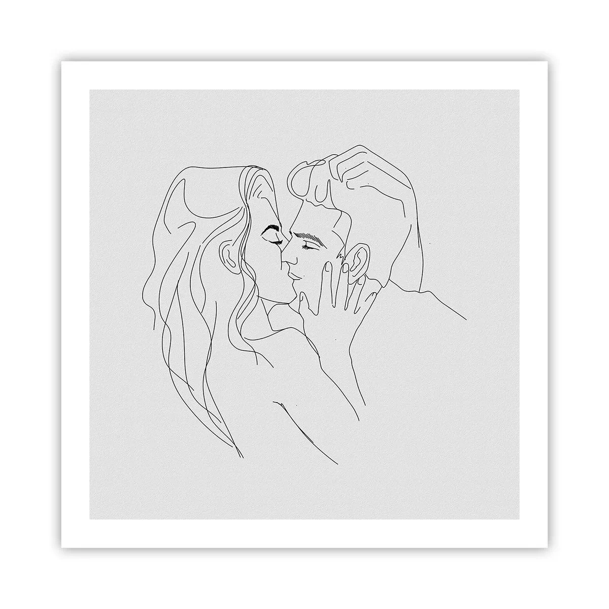 Poster - La stessa linea - 60x60 cm