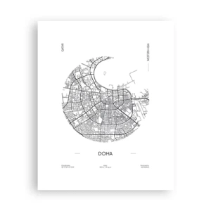 Poster - Anatomia di Doha - 40x50 cm