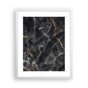 Poster in cornice bianca - La vita interiore delle pietre - 40x50 cm
