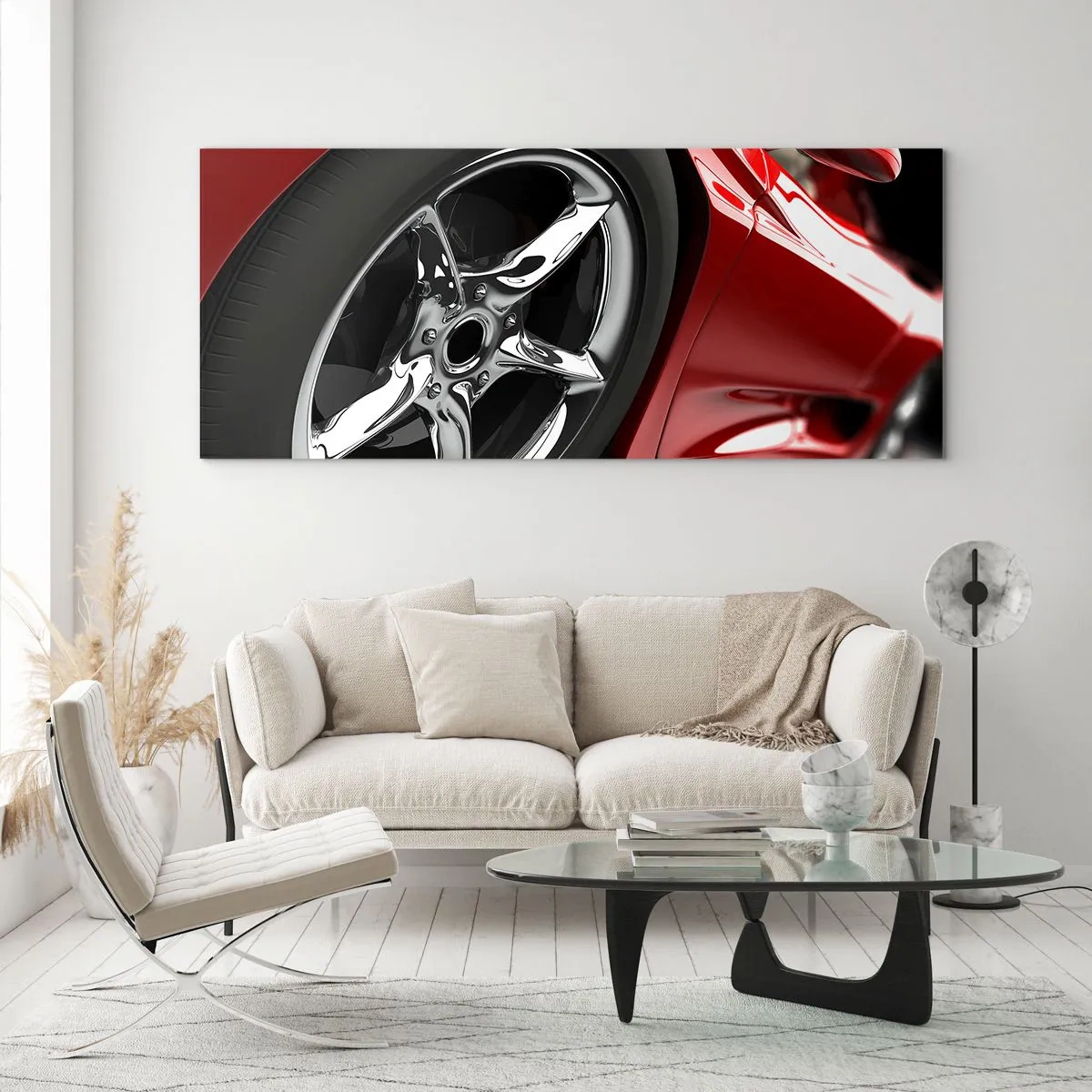 Quadro su vetro - Fatta per la velocità - 90x30 cm
