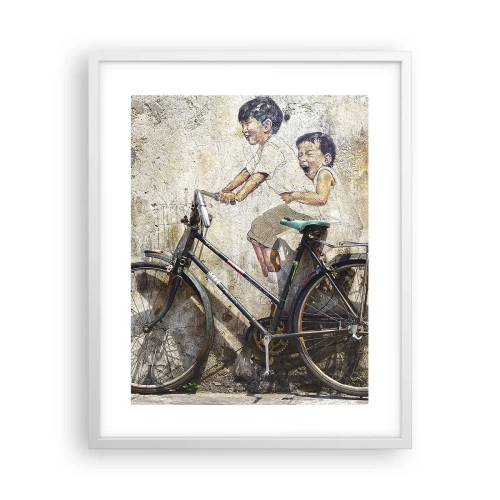 Poster in cornice bianca - Vero o falso? - 40x50 cm