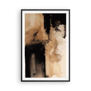 Poster in cornice nera - Astrazione intrigante - 61x91 cm