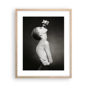 Poster in cornice rovere chiaro - Eleganza eccentrica - 40x50 cm