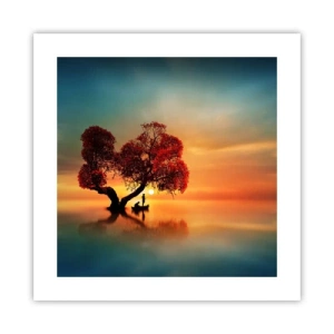 Poster - Gli esiliati e il silenzio fuori dal mondo - 40x40 cm