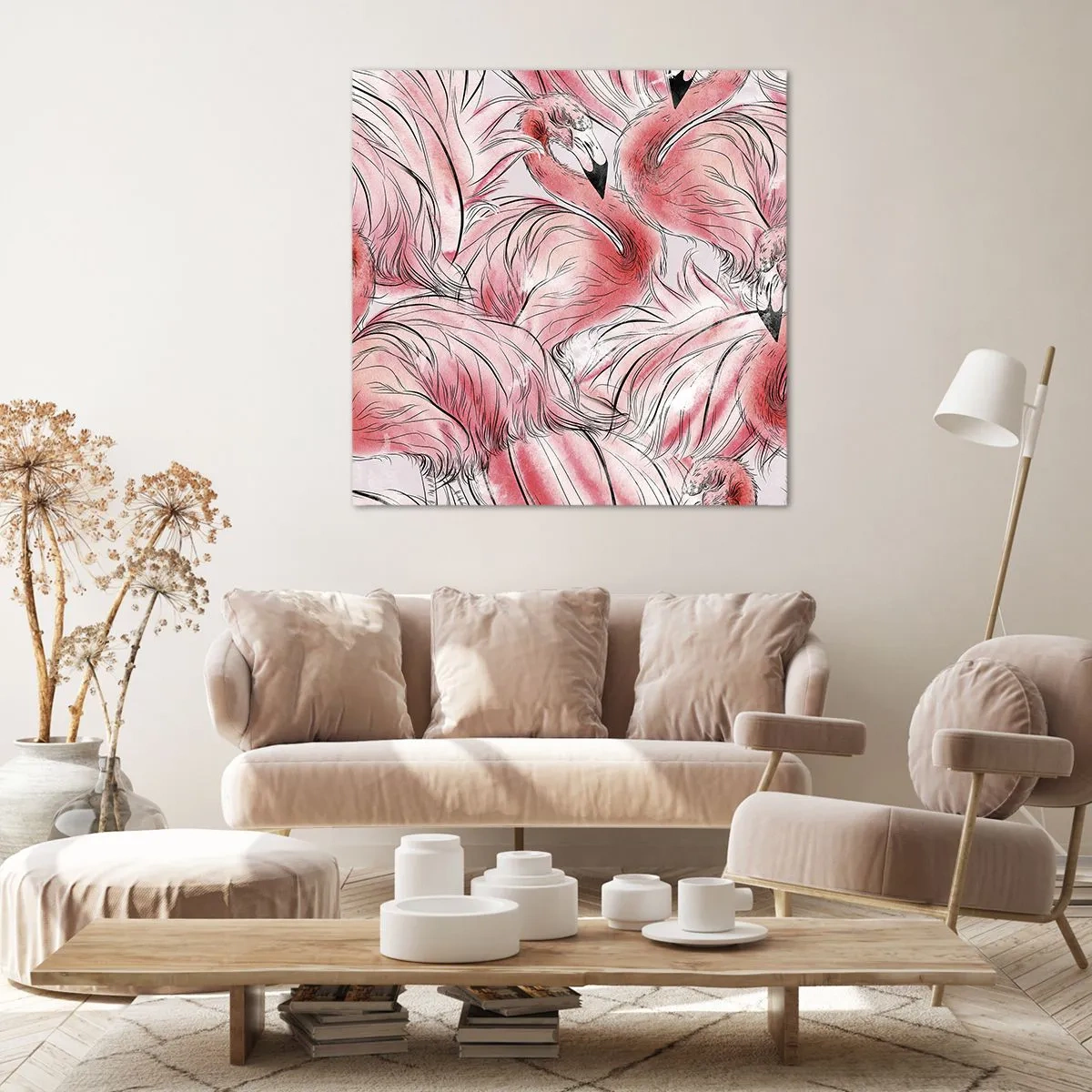 Quadro su tela - Stampe su Tela - Corpo di ballo alato - 50x50 cm