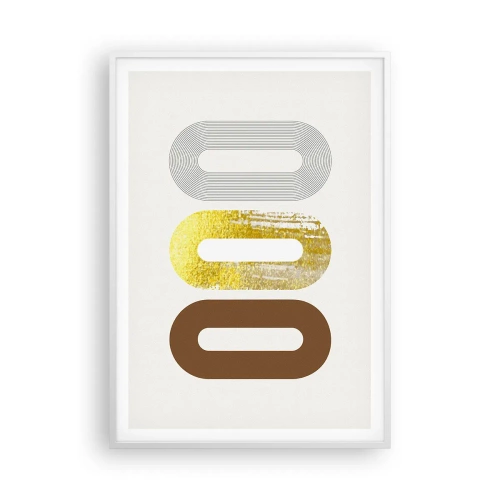 Poster in cornice bianca - Ohh! - 70x100 cm