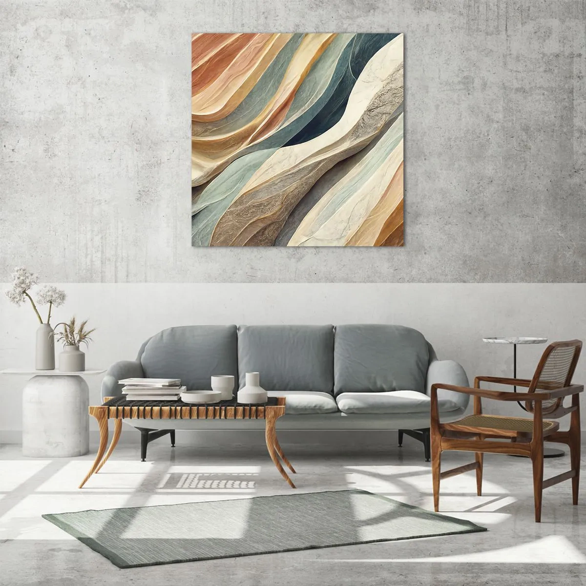 Quadro su vetro - L'attimo prima del cambiamento - 50x50 cm