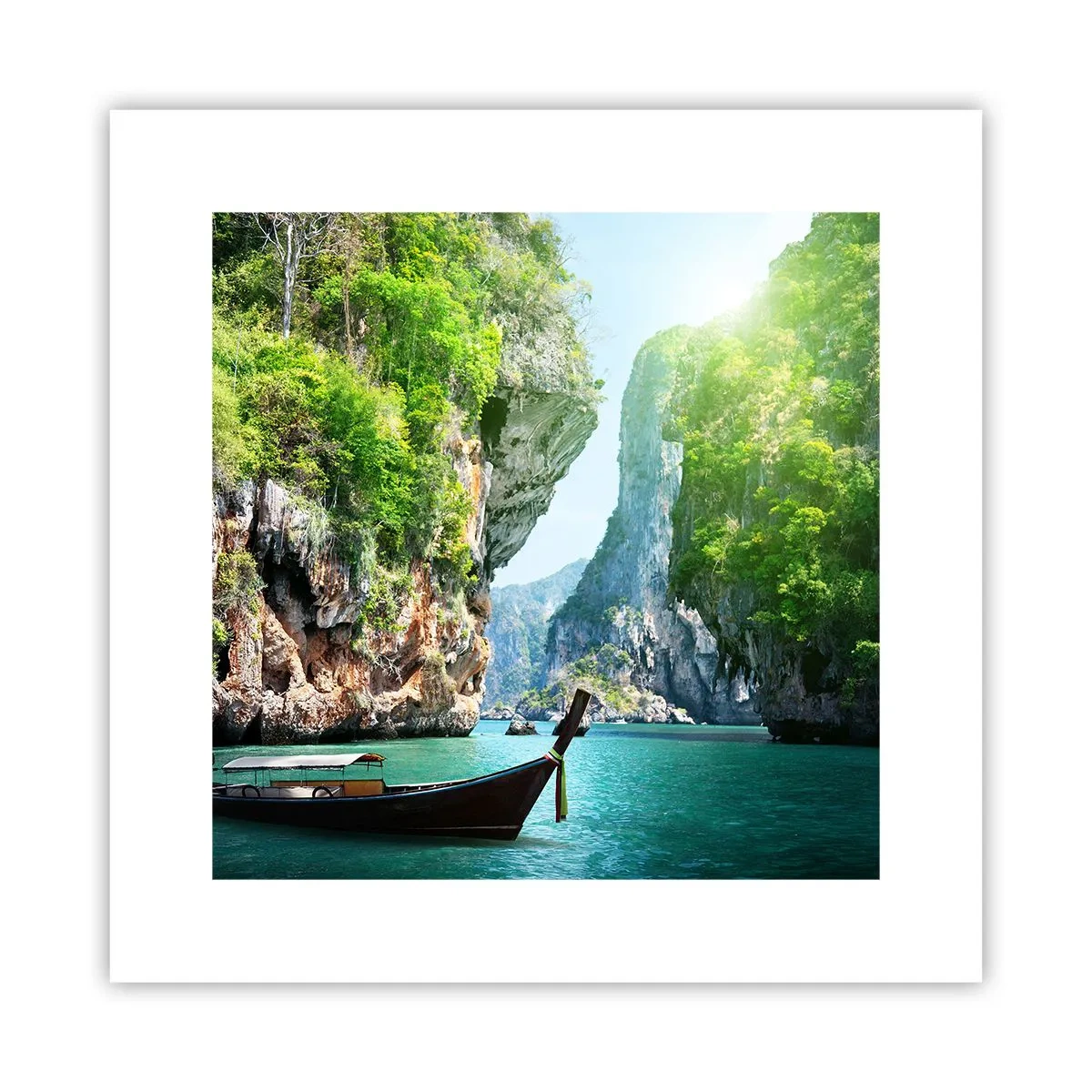 Poster - Invito a un viaggio esotico - 30x30 cm