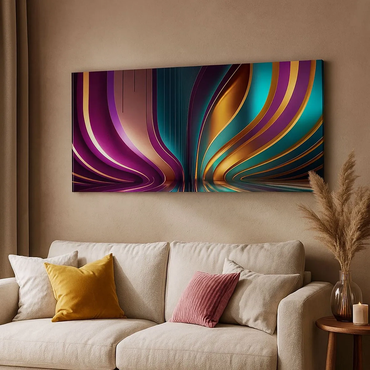 Quadro su tela - Stampe su Tela - Architettura di luce - 100x40 cm