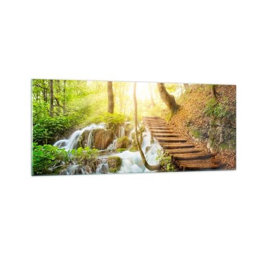 Quadro su vetro - Bramata freschezza - 100x40 cm