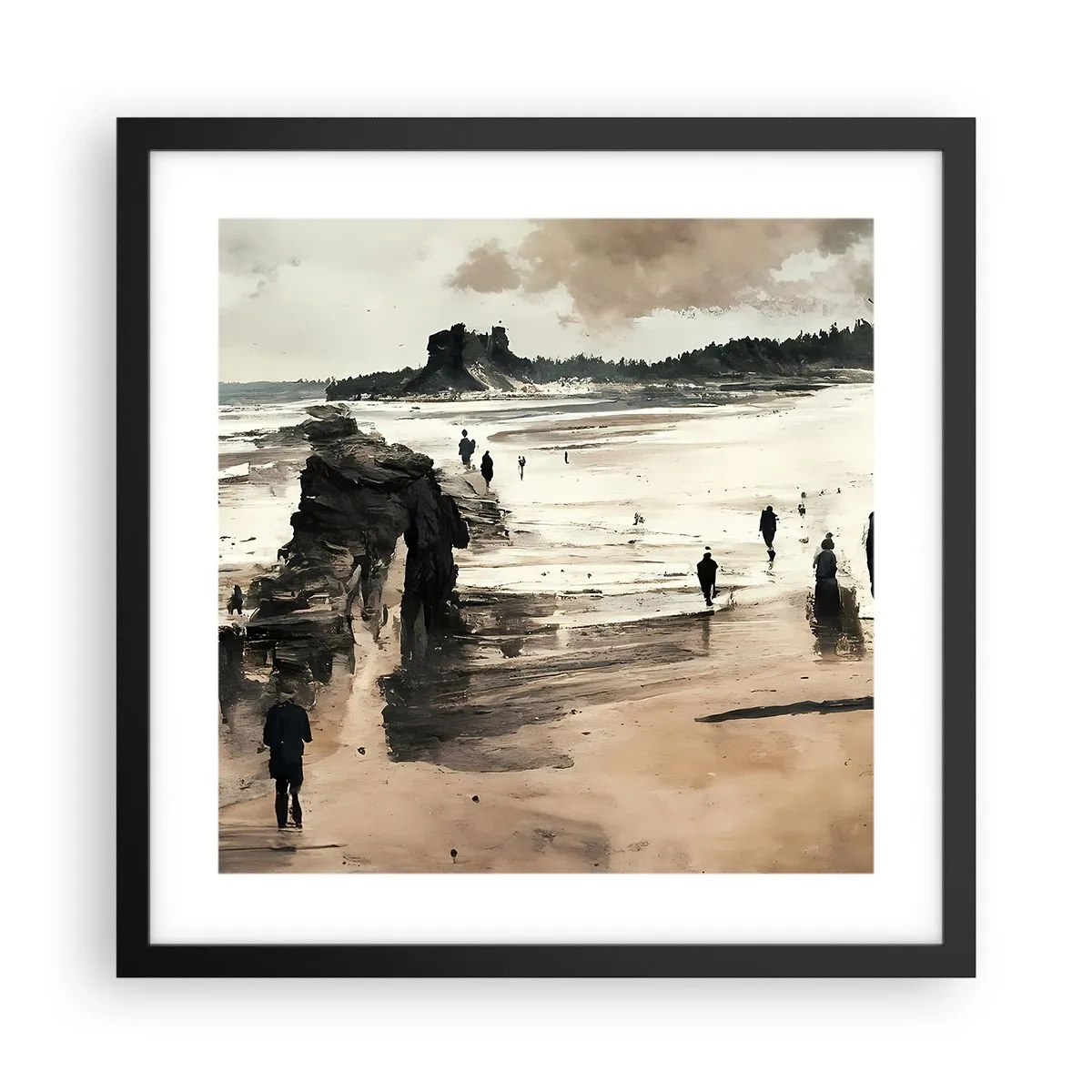 Poster in cornice nera - Convocati - 40x40 cm