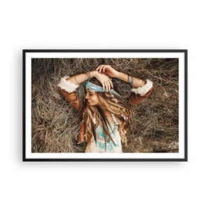 Poster in cornice nera - Verso gli anni dell'amore - 91x61 cm