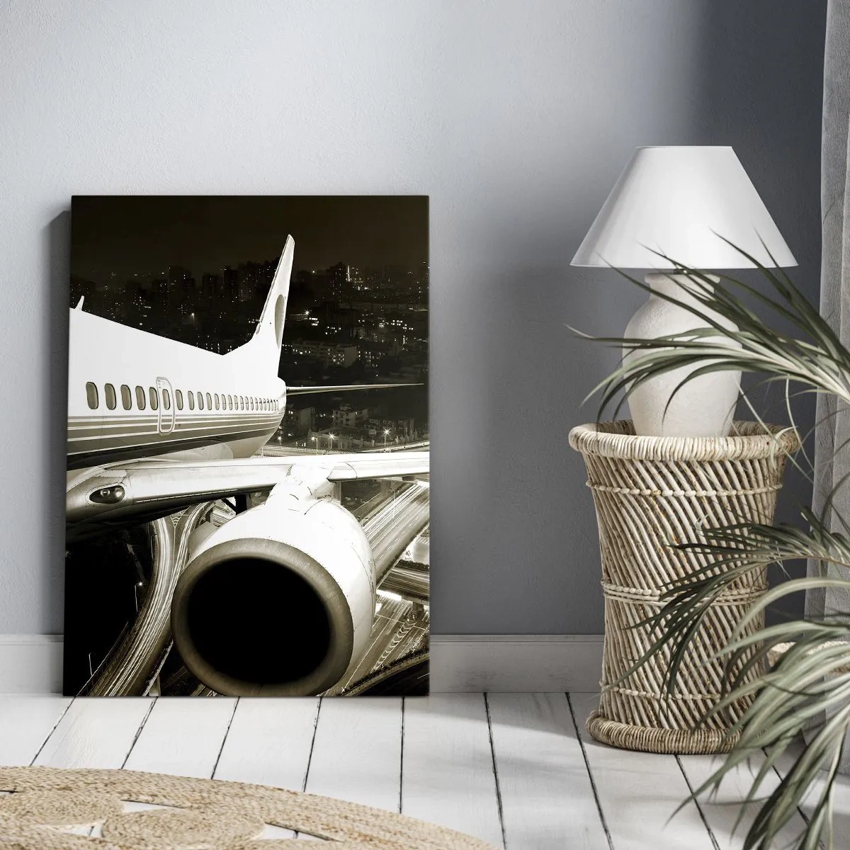 Quadro su tela - Stampe su Tela - Volare di notte - 65x120 cm
