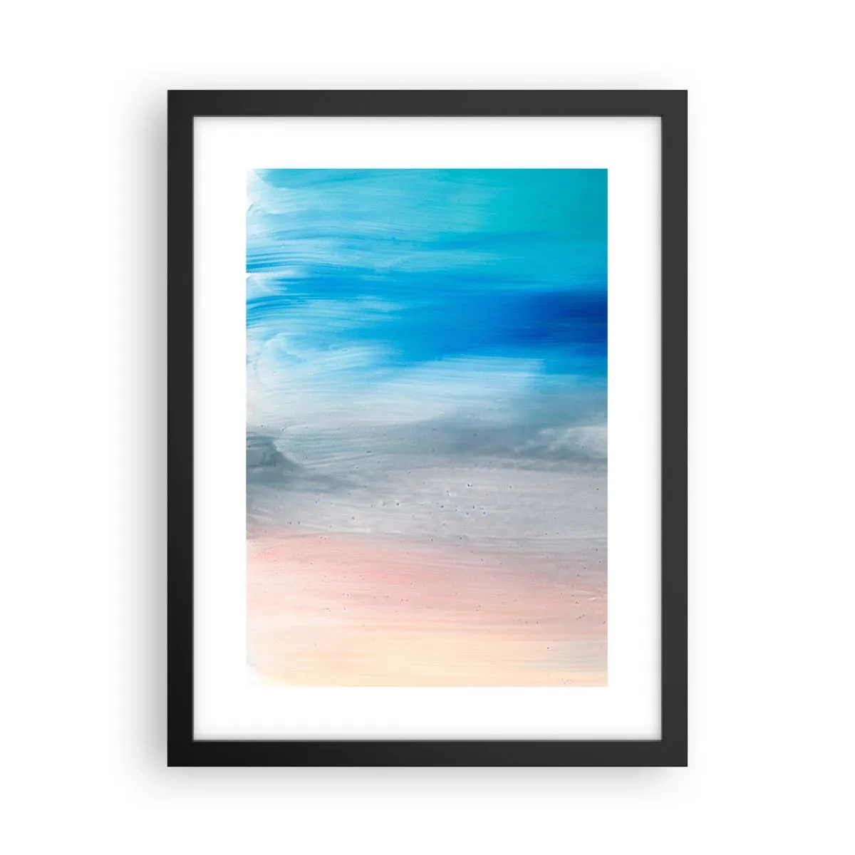 Poster in cornice nera - Gli elementi: l'aria - 30x40 cm