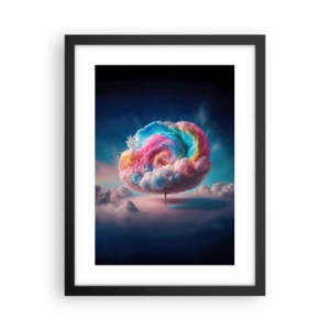 Poster in cornice nera - Il sogno del luna park - 30x40 cm