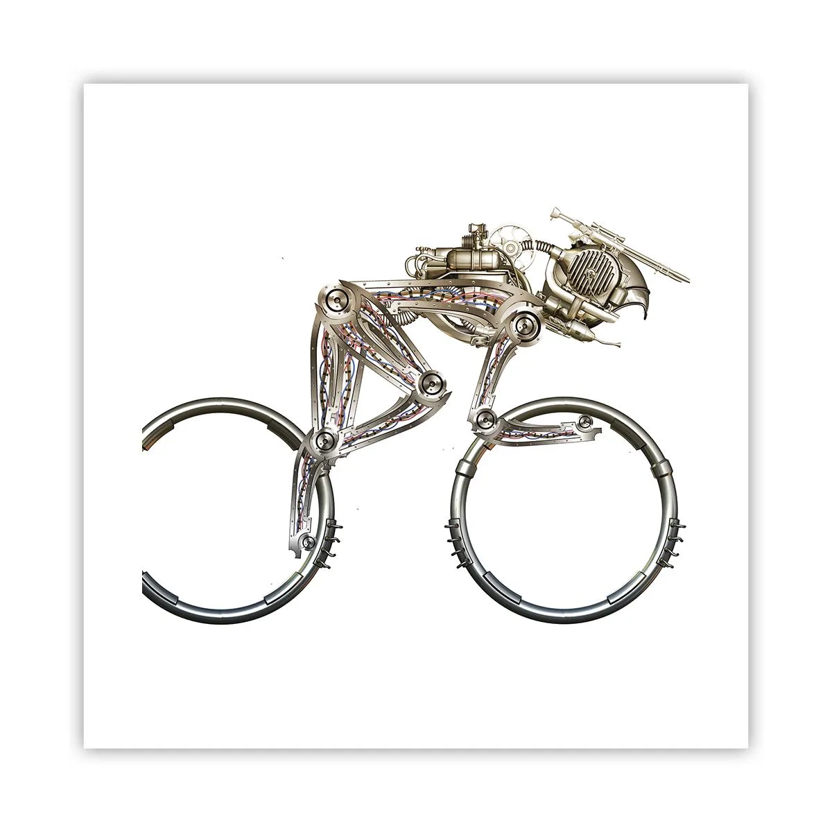 Poster - Macchina perfetta - 40x40 cm